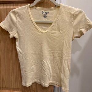 Brandy Melville/John Galt Butter Yellow Tee